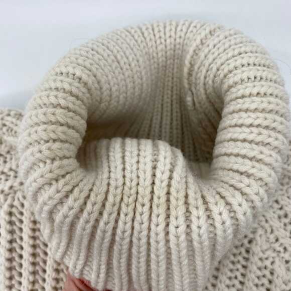 G-Star Cream Knit Turtleneck Sweater | Women’s Size M - Picture 7 of 9